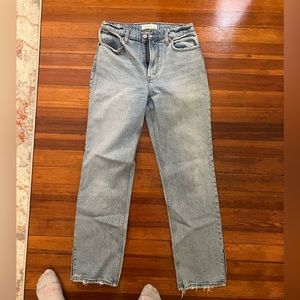 Abercrombie 90s straight ultra high rise jeans